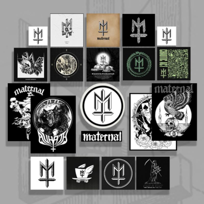 Sticker / poster dinding Maternal disaster Pack [isi20Lbr] / dekorasi kamar / hiasan dinding