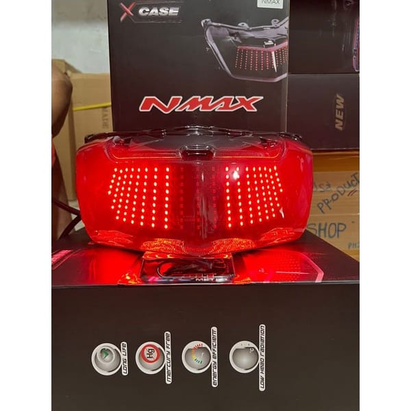 stop lamp lampu stop LED nmax old 6 mode colosium merah biru