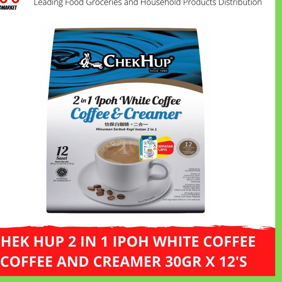 

▲ Chek Hup 2 in 1 Ipoh White Coffee Coffee and Creamer 30gr x 12 ➽