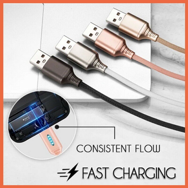 Smart Power off 2.4A Charging Kabel Data Untuk Samsung iPhone Auto Power-off Protection Cord Dengan LED Untuk Micro USB Type C