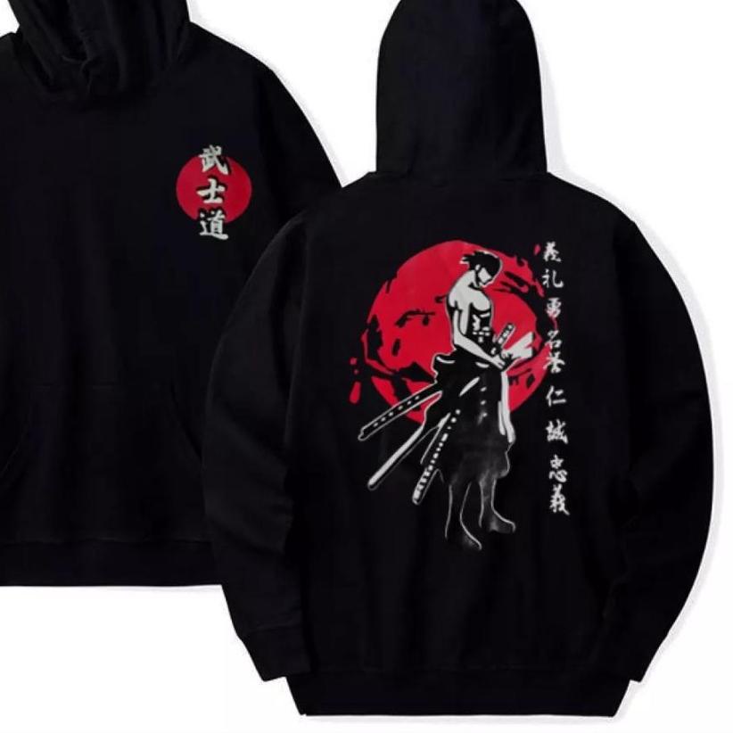 ➦ Jaket SAMURAI JAPANESE HOODIE }} Jaket Sweater Hoodie Jepang Original Pria COD Bayar ditempat ❁