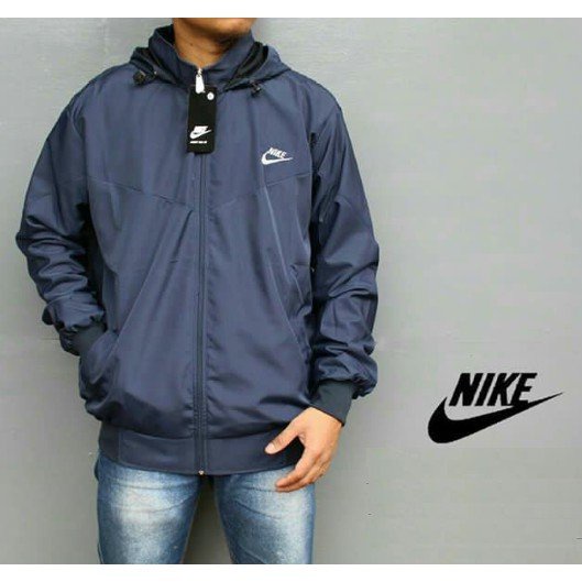 JAKET PARASUT NIK POLOS JAKET ANTI AIR