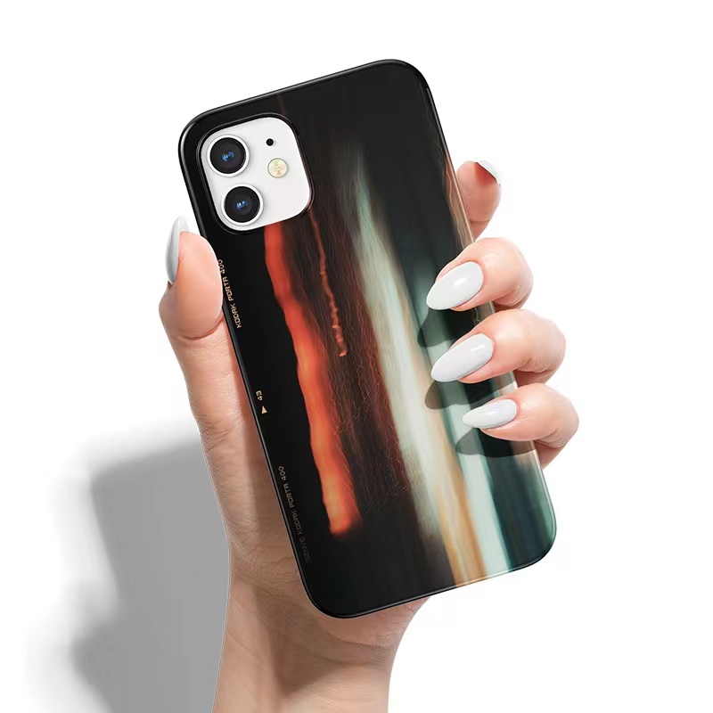 IPHONE Ins Film Kebocoran Cahaya Cocok Untuk Iphone14 14pro 14plus 13 13mini 13pro 13prm iPhone12 7Plus 8Plus Xr XS 13 12mini Pro Max Empat Sudut Casing Ponsel Tahan Guncangan