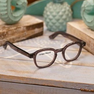 Kacamata Moscot Momza grey frame glasses