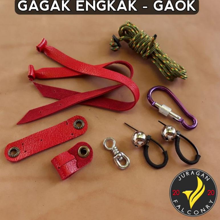 BARANG TERUPDATE Q89 GAOK - ENGKAK GAGAK | Juragan Falconry Anklet Angklet Gelang Kaki Burung Hantu 