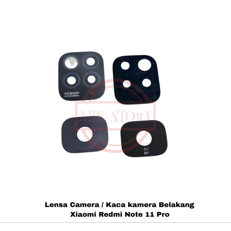 LENSA CAMERA / KACA KAMERA BELAKANG XIAOMI REDMI NOTE 11 PRO 1SET