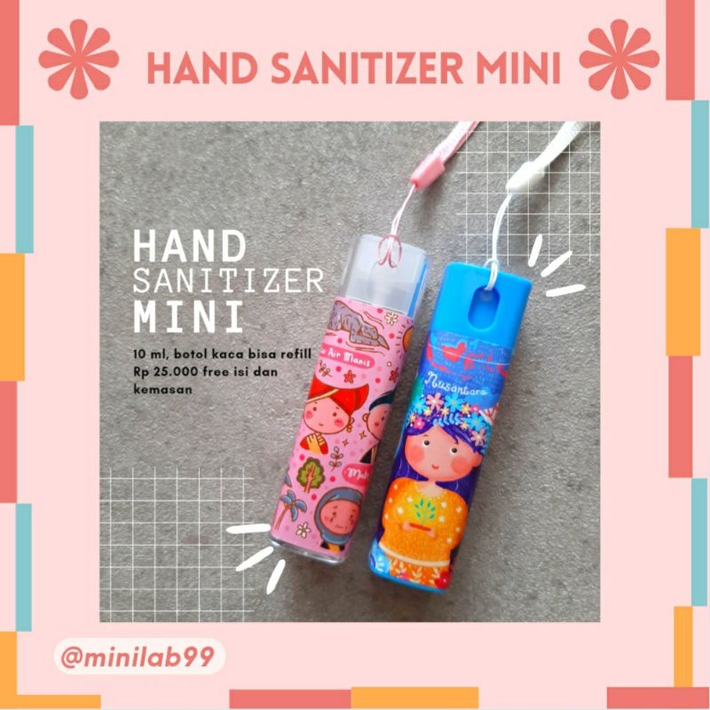 Botol Hand Sanitizer Mini Parfum 10 ml