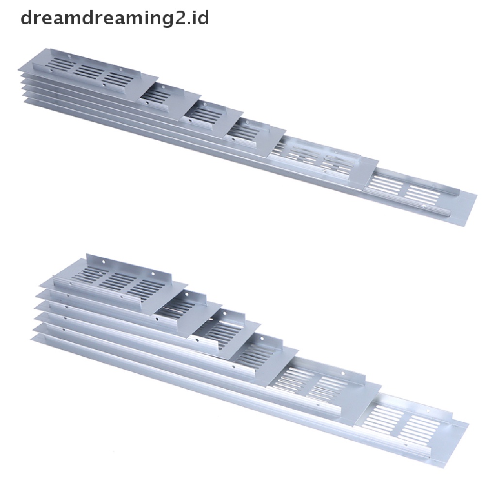 (dream) 1pc Aluminium Alloy Lubang Angin Berlubang Lembaran Ventilasi Udara Plat Lubang Kisi-Kisi Ventilasi.