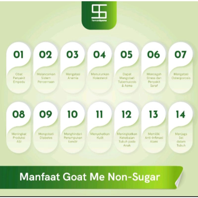 Goat me Non Sugar susu kambing etawa bubuk tanpa gula 250 gram 10 sachet