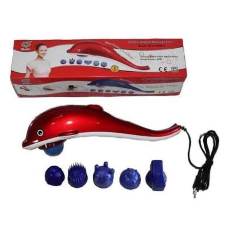 Alat Pijat Dolphin Infrared Massager 6 Mata Pijat / Dolphin Massager 6 Mata Pijat