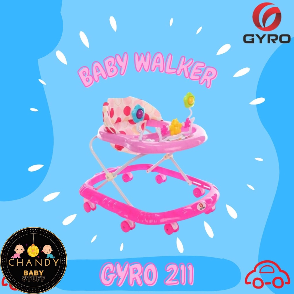 BABY WALKER GYRO GY 211 ADA MUSIK DAN LAMPU