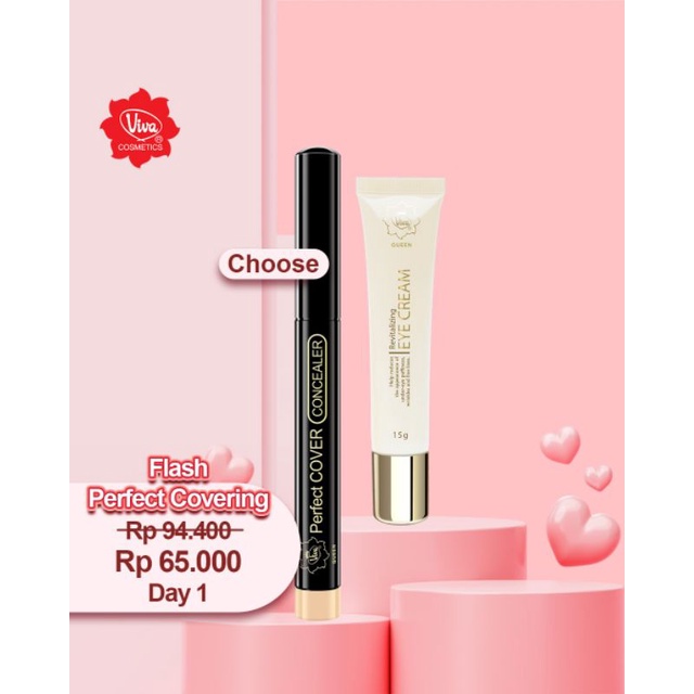 Paket 1 VQ Revitalizing Eye Cream1 VQ Perfect Cover Concealer