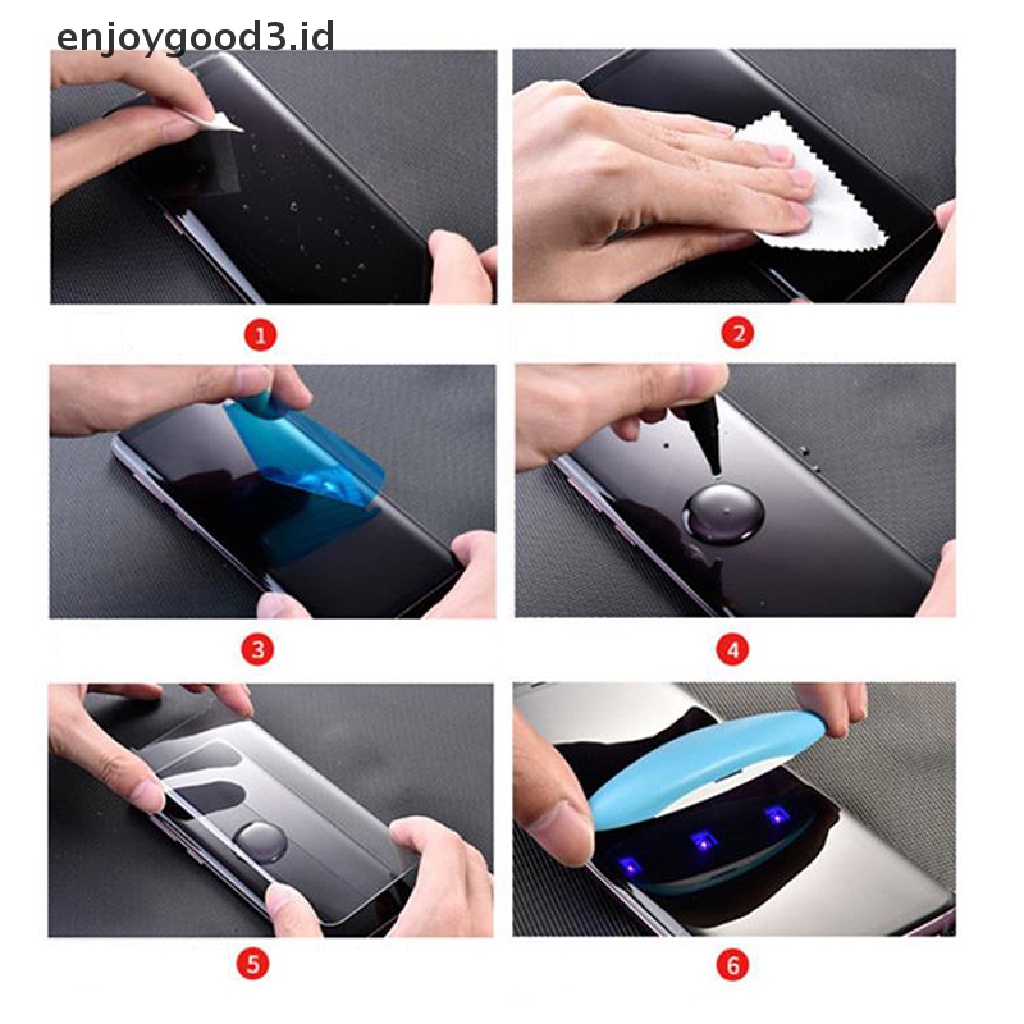[Rready Stock] 1/5pcs Lem Kaca Tempered UV Untuk Semua Penutup Layar Ponsel Protect Glue (ID)