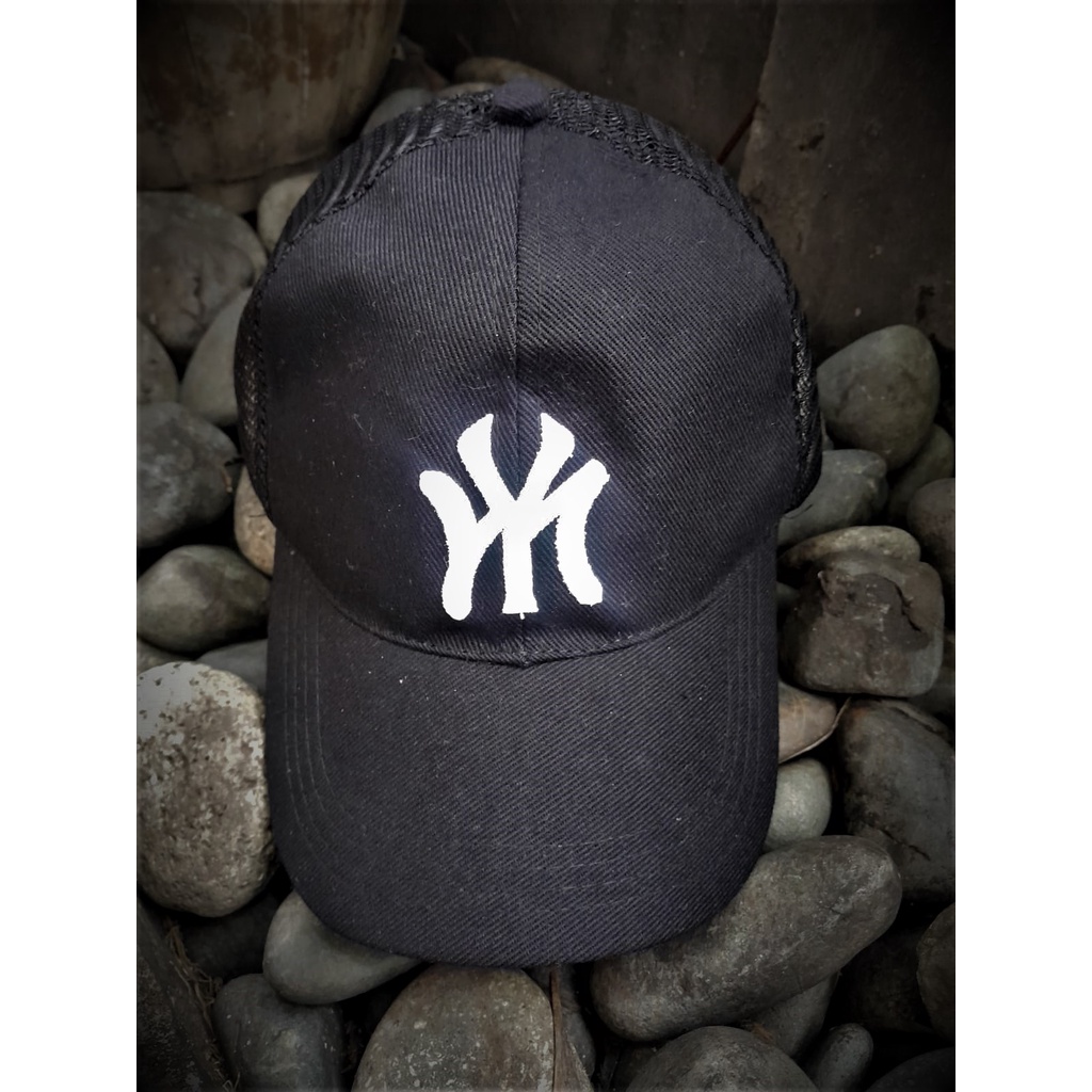 TERBARU-TOPI JARING TRUCKER KOMBINASI NY / Topi Baseball Golf LOGO NY TERBARU BISA BAYAR DI TEMAPT