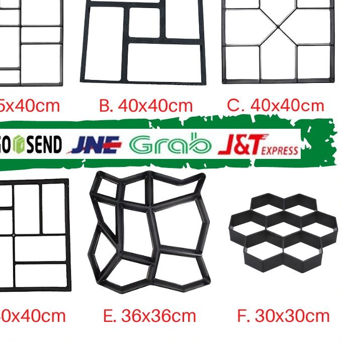 ◄ Termurah Cetakan Paving Block DIY Paving Blok Mudah Praktis Cetakan Jalan Teras ✷