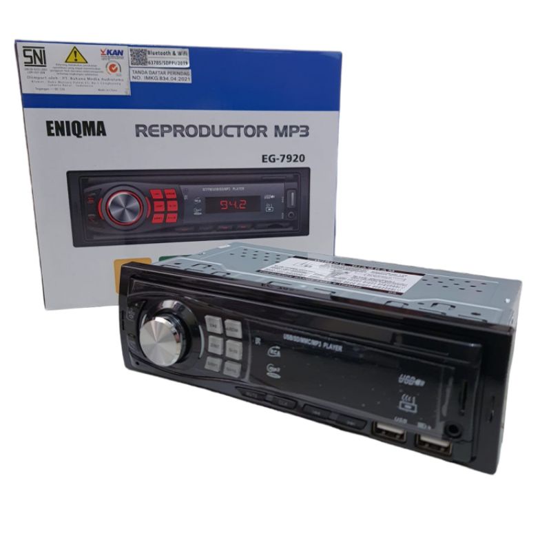 New Single din enigma eg-7920 single mp3 bluetooth eniqma tape mobil