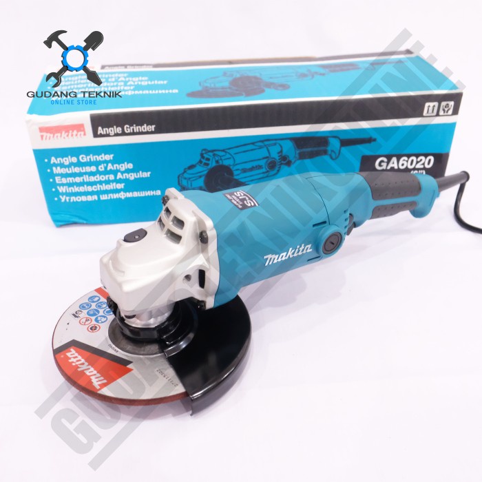 Mesin Gerinda Tangan Listrik 6&quot; SJS System GA6020 MAKITA / Electric Angle Grinder Disc Mesin Grenda Gurinda 6 Inch GA 6020 MAKITA