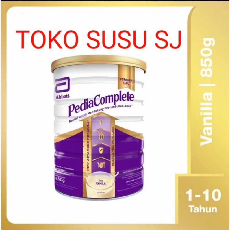 PEDIASURE COMPLETE VANILA 850 GRAM/ 850GR/VANILLA/PEDIA COMPLETE/PEDIACOMPLETE/KOMPLIT