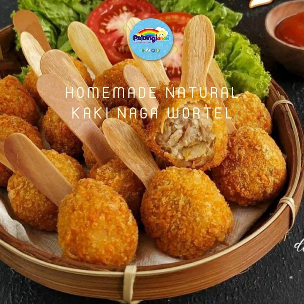 Kaki Naga SEAFOOD Premium Plus Wortel NON MSG kemasan 350g Pelangi Anak Frozenfood