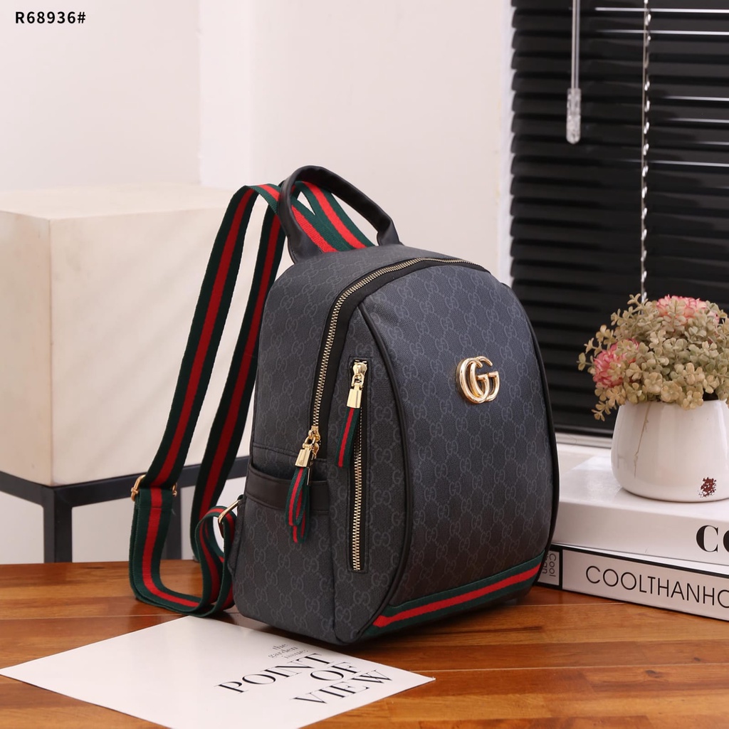 G GG Multy Fungsi Backpack Gold Hardware R68936