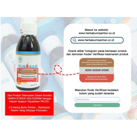 MADU DUKOSAM OBAT KOLESTROL ASAM URAT DARI BAHAN HERBAL MADU ASLI MADU 100% ORIGINAL