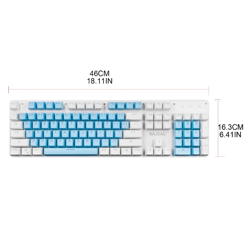 Zzz Keyboard Mekanik RGB Kabel 104Key Keyboard Gaming E-sports Dengan Backlit LED