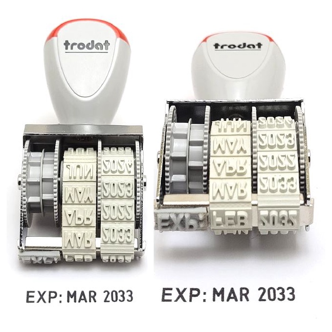 

Stempel EXP frmat bulan & tahun tinggi 4mm