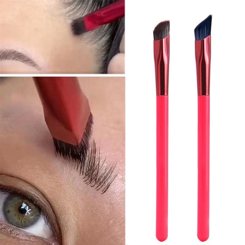 1pc Sikat Alis Liar Siku Multifungsi Simulasi Persegi Stereoskopik Alis Rambut Makeup Brush Make Up Alat