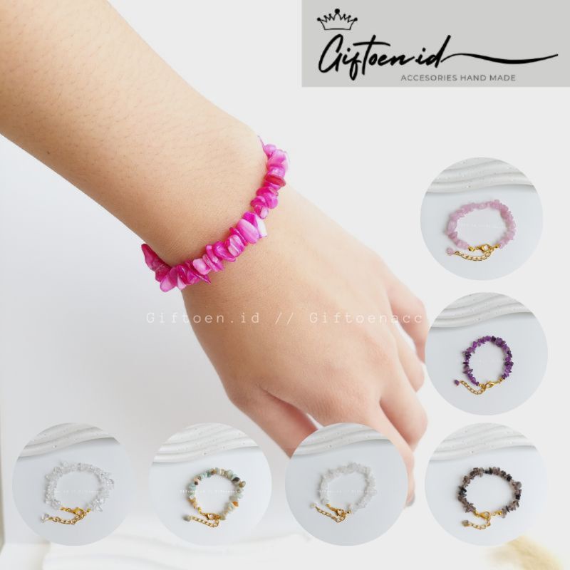 Gelang Batu // Stone Bracelet by Giftoenacc