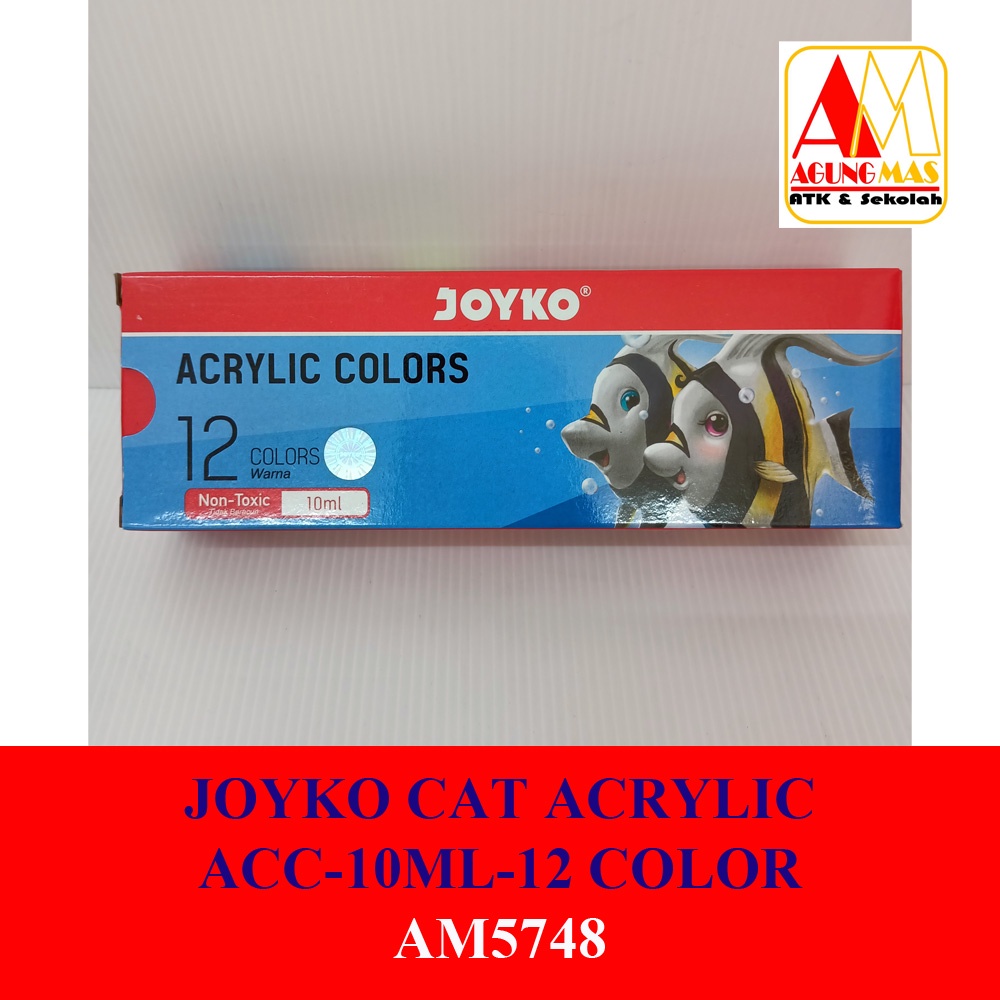 

JOYKO CAT ACRYLIC ACC-10ML-12 COLOR