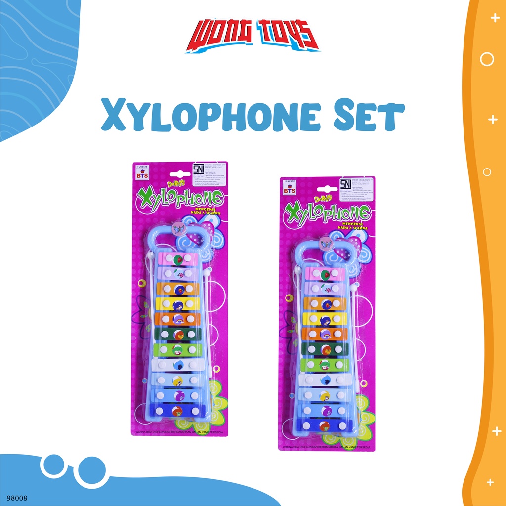 Xylophone Set (98008) - Mainan Anak Xylophone Kolintang Doremi Xylophone 98008