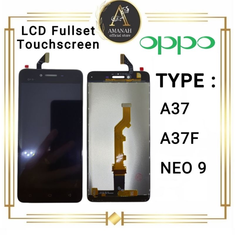 LCD TOUCHSCREEN OPPO A37 / A37F / NEO 9 / A37 F  Fullset Original Super 100% Layar Hp Tanam FULL SET