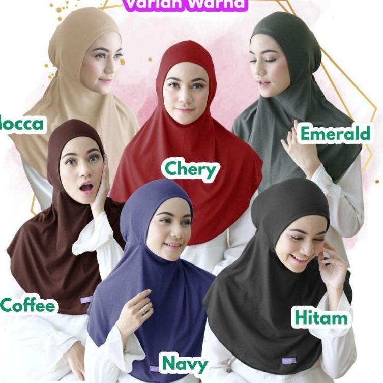 ✴ Momiasi - Inner Hijab Antem Ciput Daleman Hijab Inner Ninja Hitam ❊
