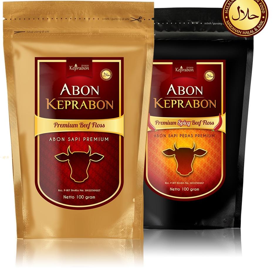 

✶ ABON KEPRABON - Abon Sapi Premium - Daging Sapi Original - Pedas dan Manis (Beef Floss) ➲