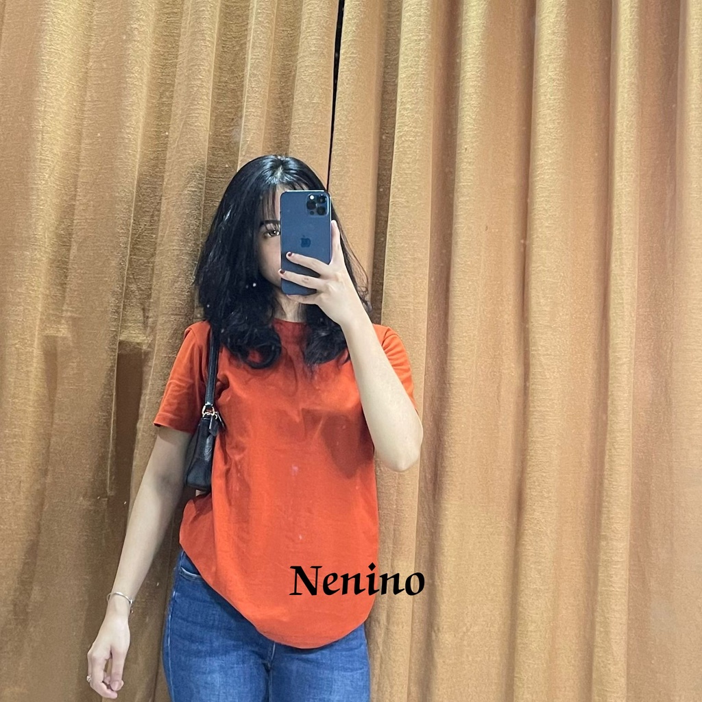 baju kaos oblong wanita terbaru/kaos oblong polos wanita kekinian