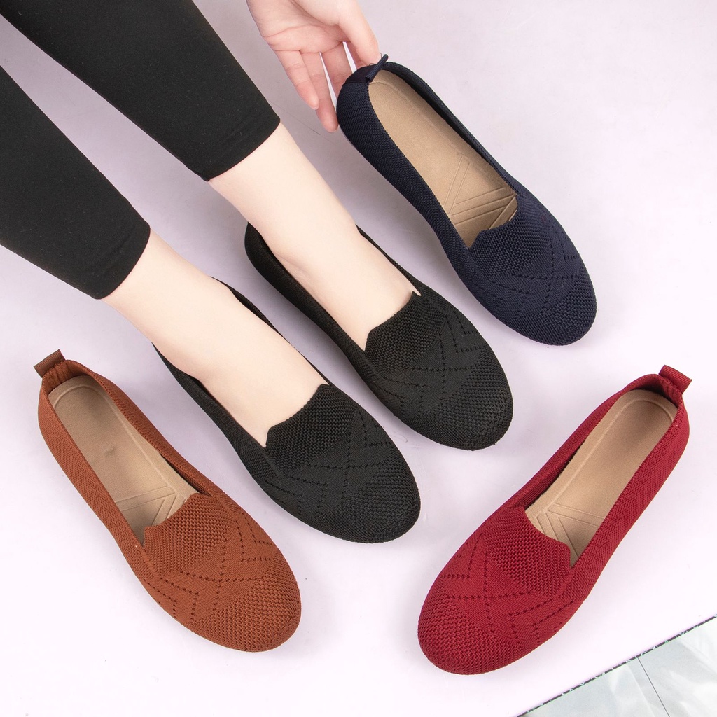 Sepatu Flat Shoes Wanita Import QP-A09 Premium Quality