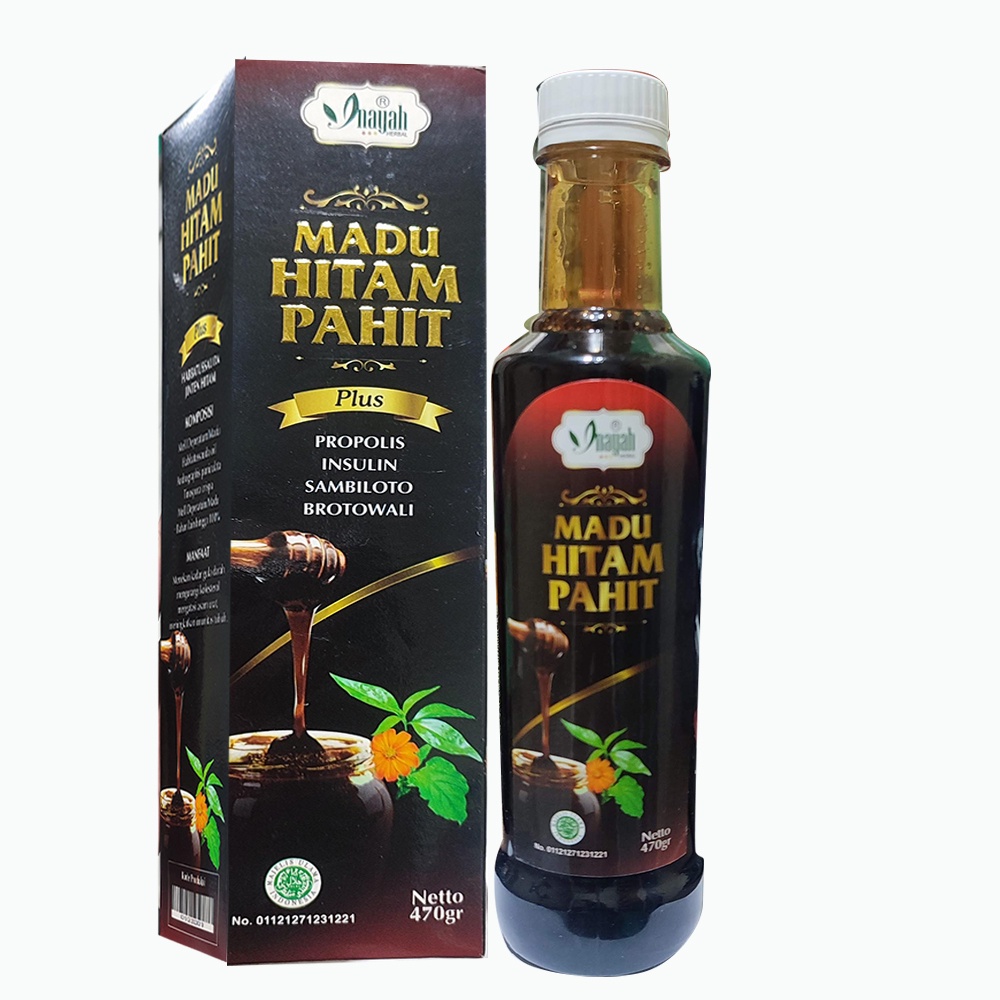 

Madu Hitam Pahit Inayah Madu Hitam Pahit plus Propolis Insulin