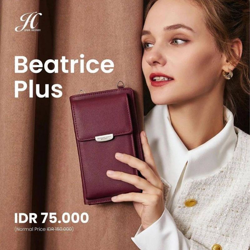 BEATRICE PLUS JIMS HONEY - MINI BAG - DOMPET TAS SIMPLE - TAS WANITA - ORIGINAL JIMS HONEY - INDONES