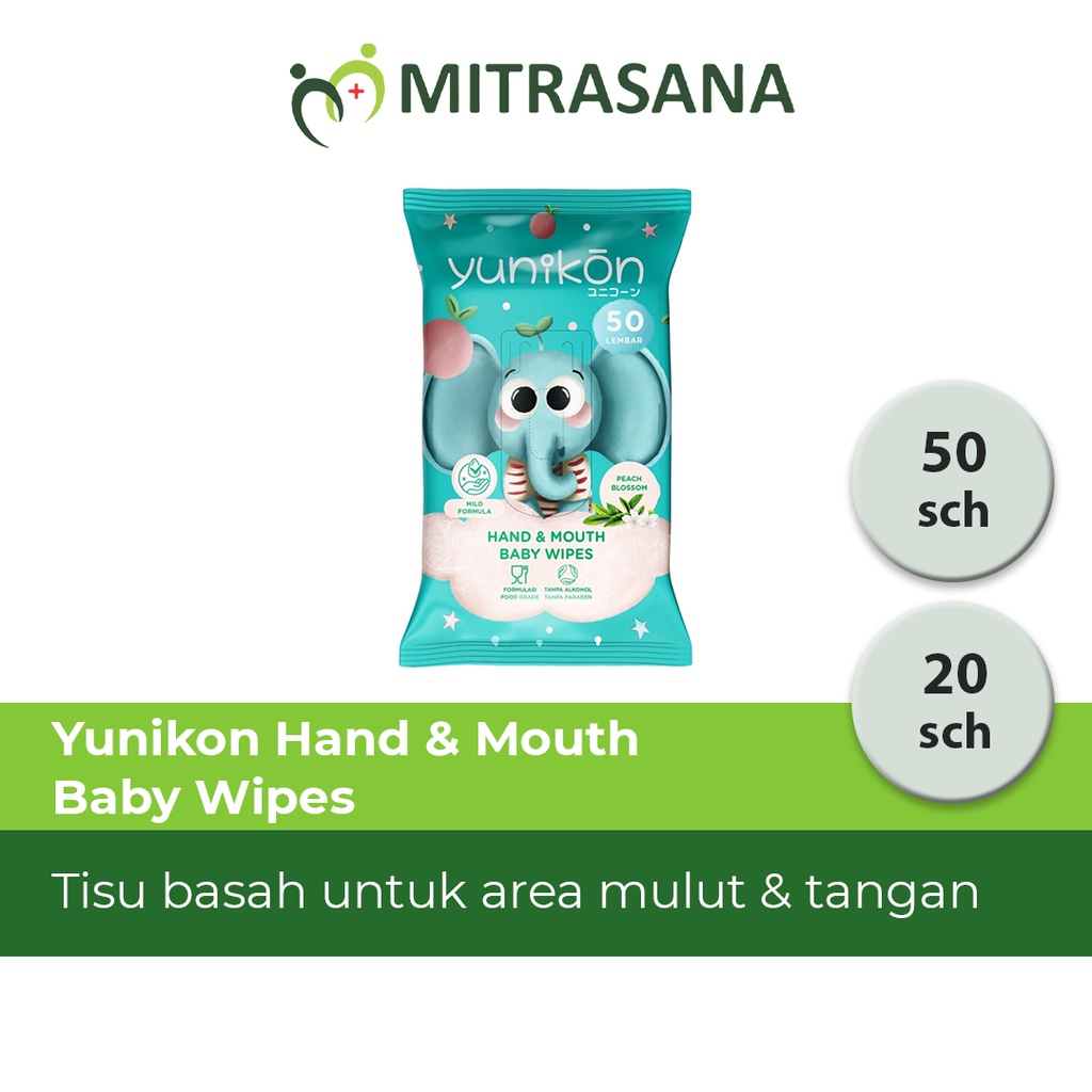 Yunikon Hand And Mouth Baby Wipes