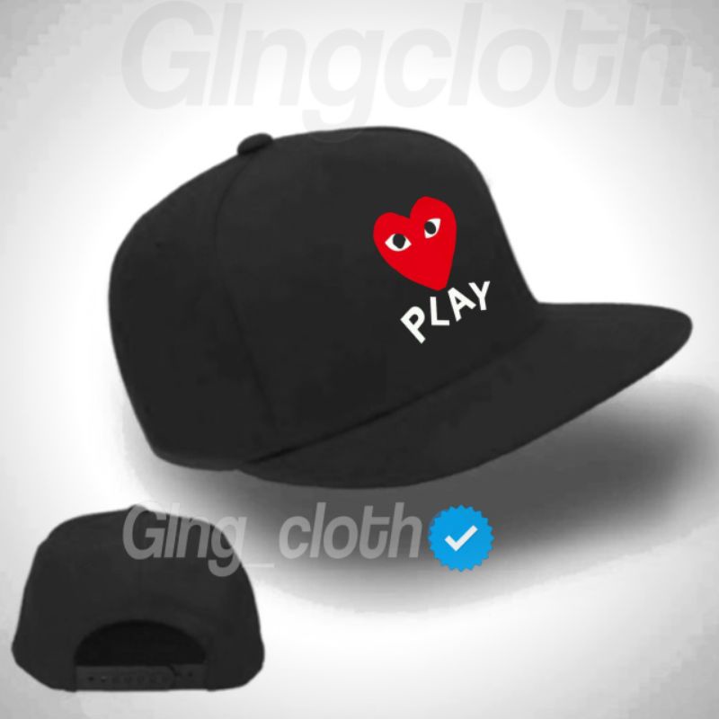 TOPI PRIA / TOPI SNAPBACK / AKSESORIS FASHION / TOPI HIPHOP / SNAPBACK ORI / SKATE / TOPI CDG PLAY C
