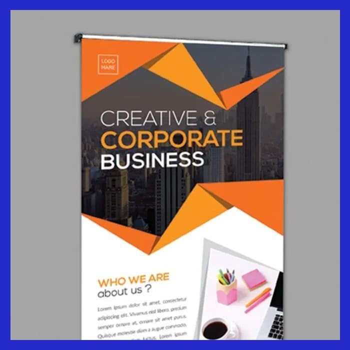 

[[JNT COD]] Cetak Roll up Banner ( Ukuran 85 x 200 cm)