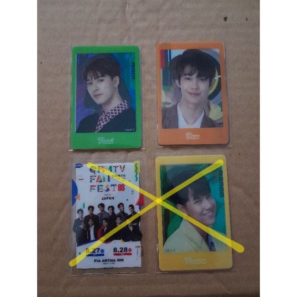 PC PHOTOCARD GMMTV GMM GFF JAPAN DEW JIRAWAT NANI HIRUNKIT