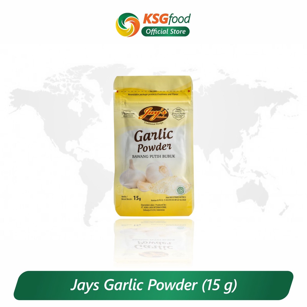 

JAY'S GARLIC POWDER SACHET / BAWANG PUTIH BUBUK 15GR