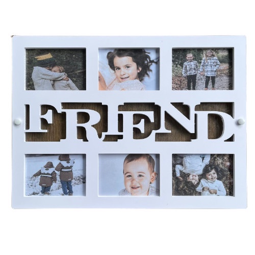 Mega_1688 Bingkai foto dinding / Frame Foto minimalis 6 slot foto MG1023