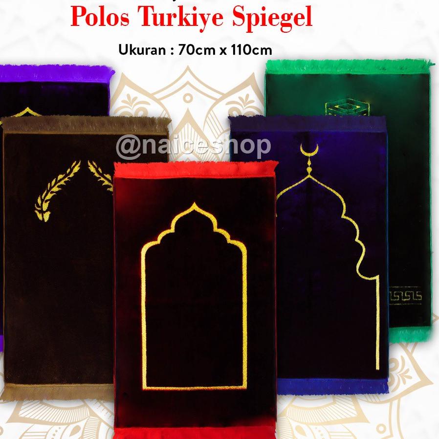[ COD ] Sajadah Polos Turki Sejadah bulu Tebal Baru 