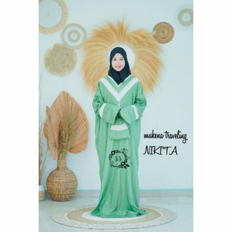 Abaya Sholat / Mukena Traveling / Gading 354 / parasut