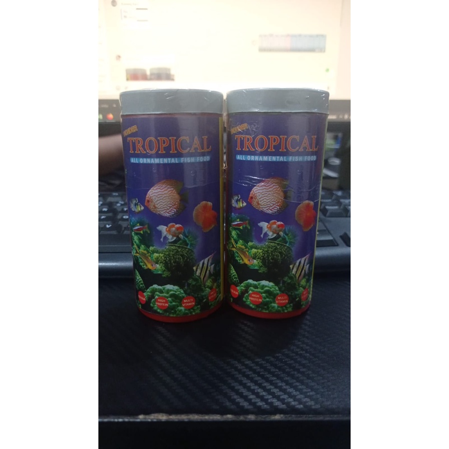 PELET WONDER TROPICAL ALL ORNAMENTAL FISH FOOD 100GR MAKANAN IKAN