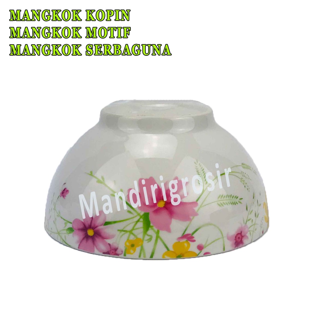 Mangkok Putih Motif * Mangkok Kopin * Mangkok Serbaguna * Mangkok