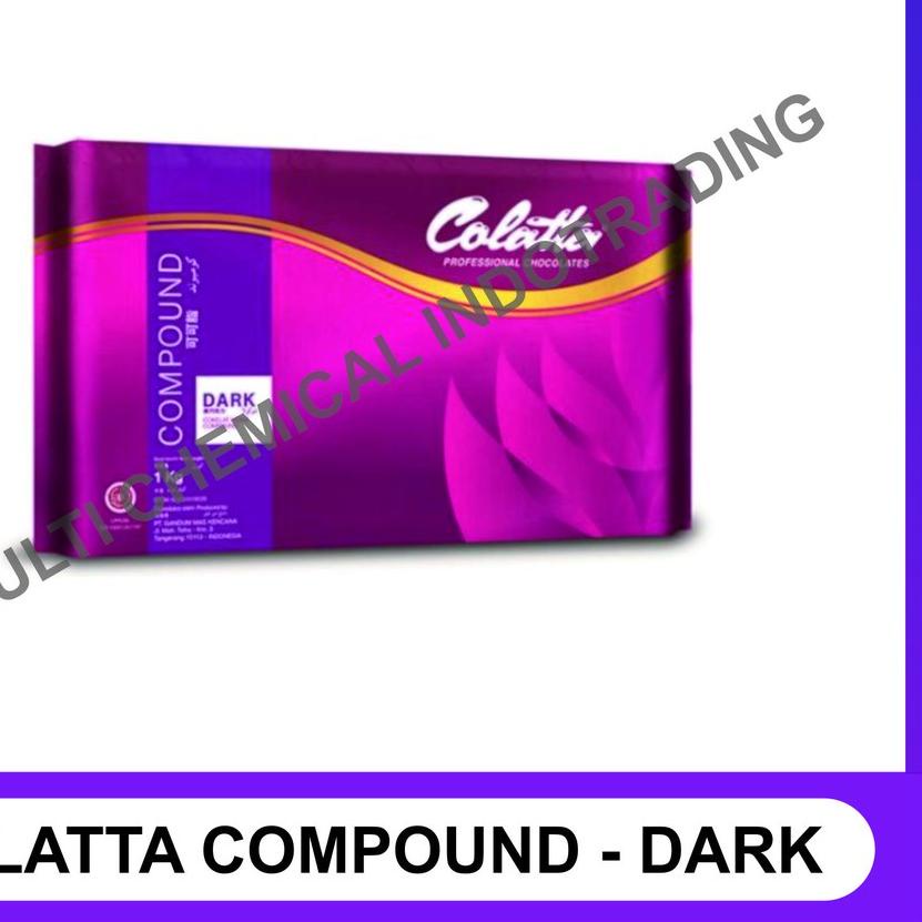 

♠ COLATTA DARK CHOCOLATE COMPOUND / COKLAT BATANG PAHIT 1 KG ♛