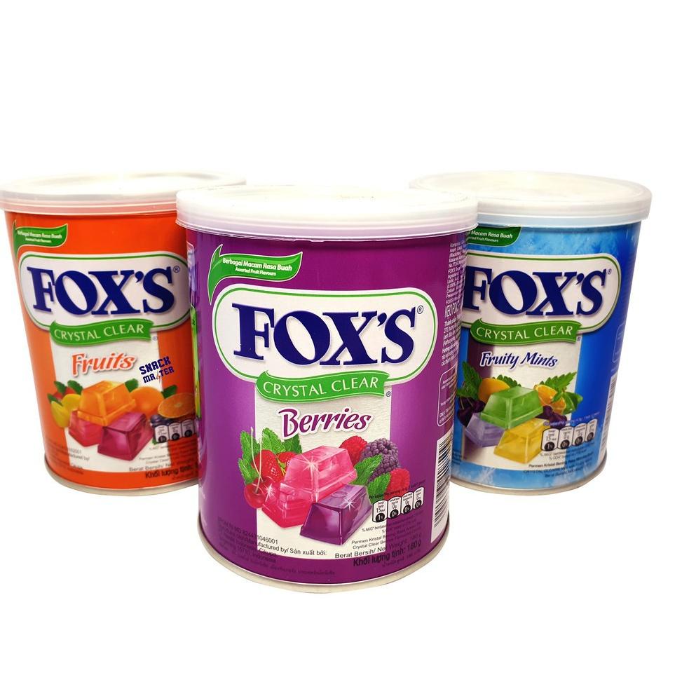 

M77 Permen FOXS Tin Crystal Clear Candy Kaleng 180 gr parcel lebaran hadiah GRATIS ONGKIR ⇍